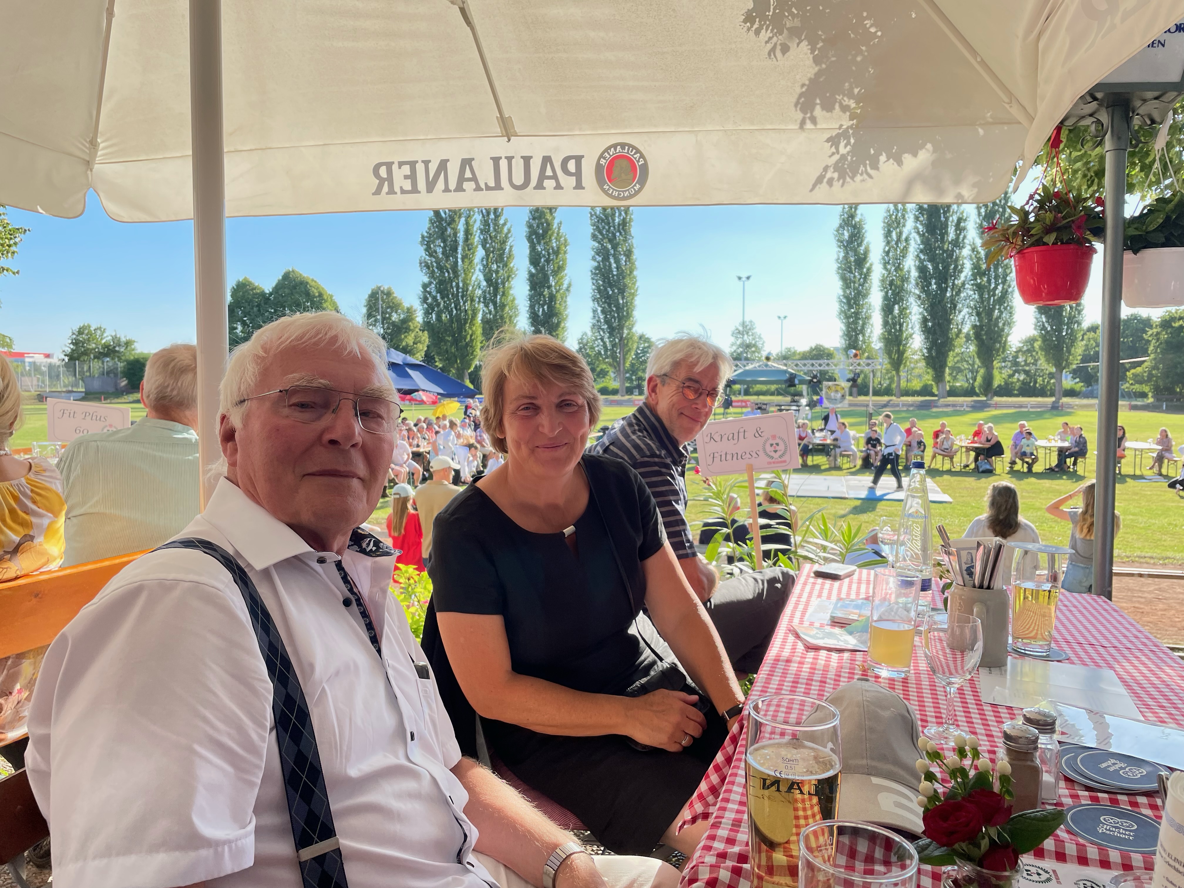 Ehrenprsident Stellmach und BA Mitglied Mosch